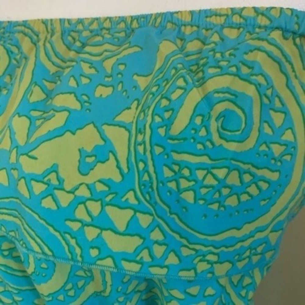 Chelsea and Gunn Aqua and Lime Maxi Dress - Picture 5 of 6
